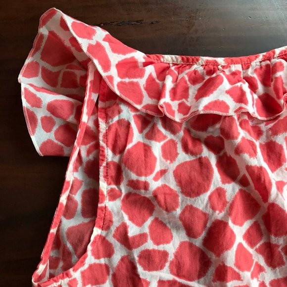 LOFT Career Blouse Sz XS Ruffles Pink bubble hem - Picture 8 of 10